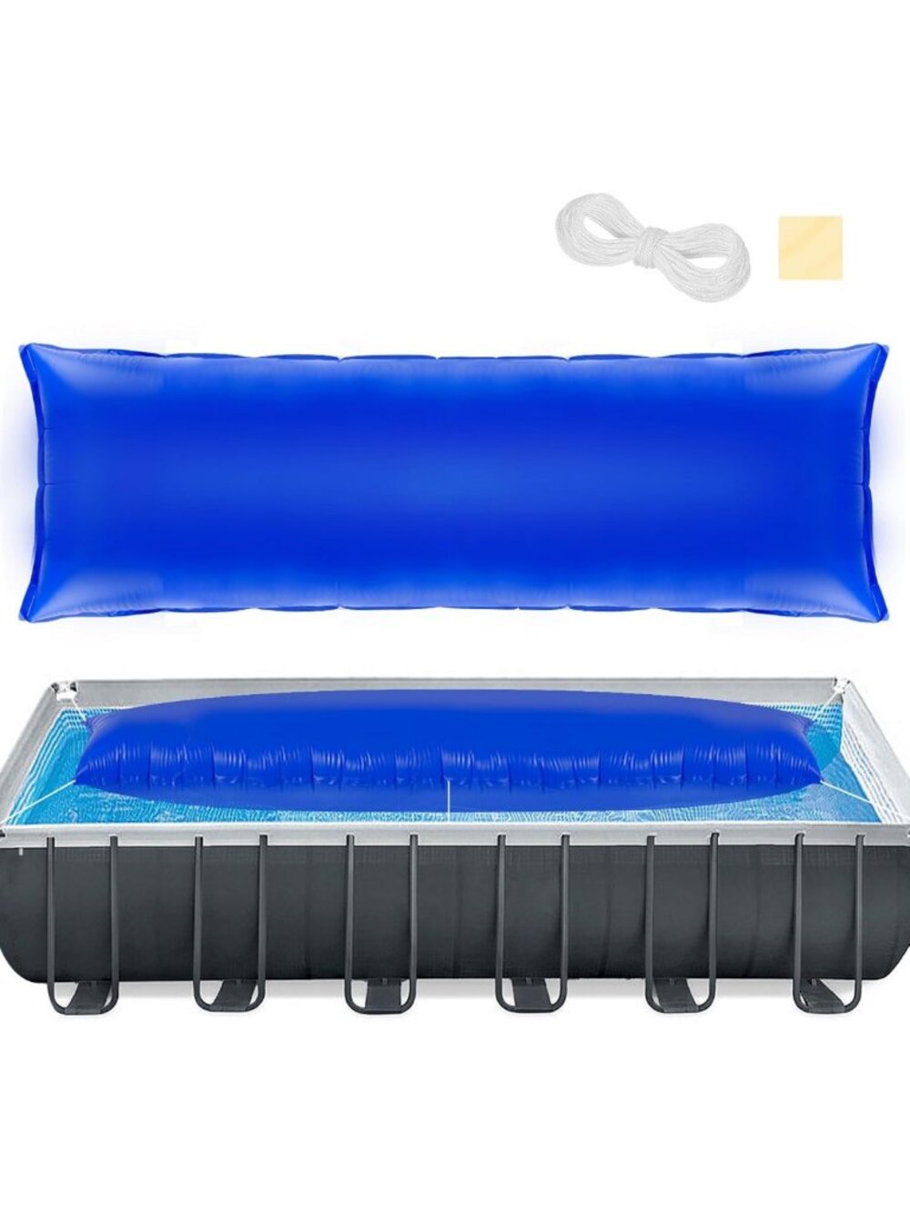 Leak-Resistant Winter Pool Pillows 4x15ft for Above Ground Pool Winterizing